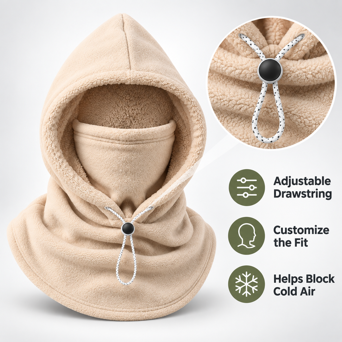 3-in-1 Winter Hood